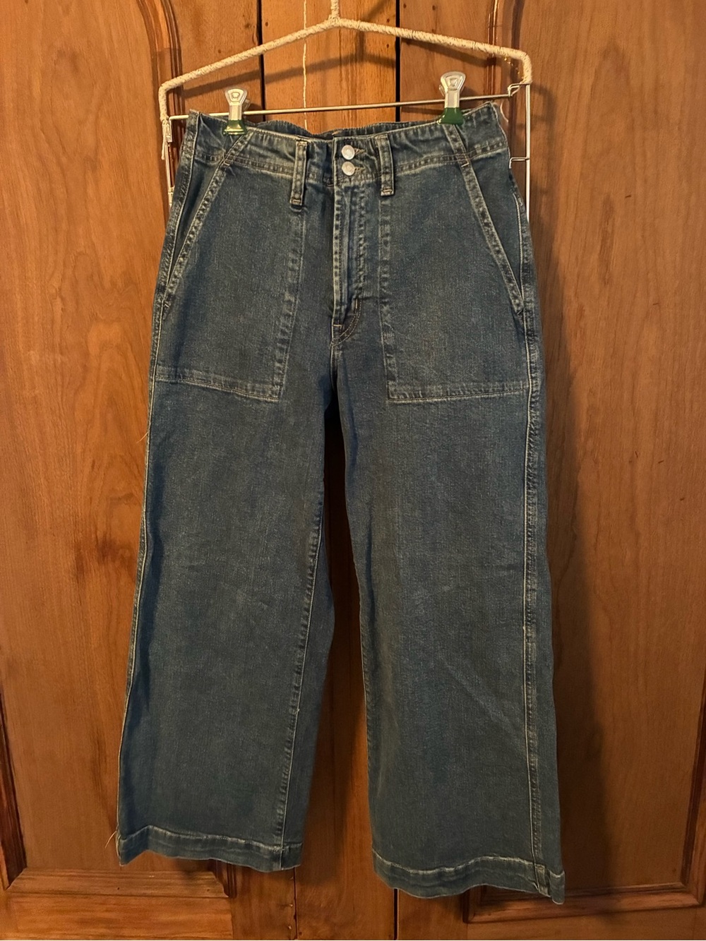 GAP Women’s Wide-Leg Denim Jeans - Blue